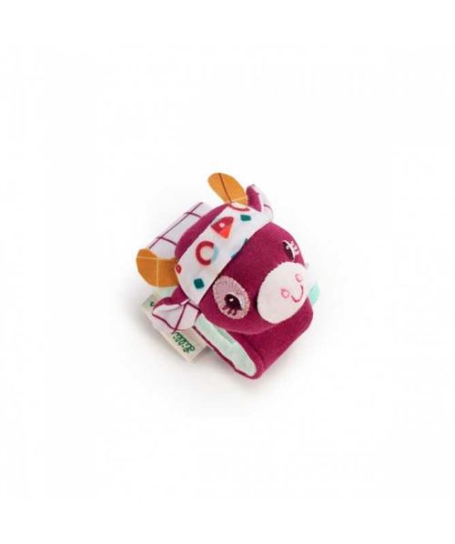 Hochet pour poignet Rosalie - Coton biologique