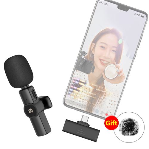 Non Communiqué Noir Microphone Puluz Pu3080b Type-C - Image 1