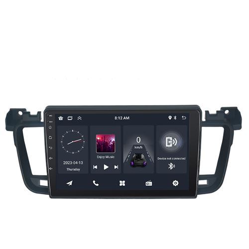 Gearelec Autoradio 9 Pouces Android pour Peugeot 508 2011-2017 avec Carplay Andriod Auto GPS Navigation BT RDS WiFi