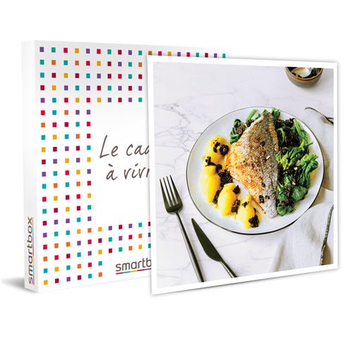 SMARTBOX - Coffret Cadeau Panier à cuisiner Recettes et Cabas pour 4 personnes avec 3 délicieuses recettes et une option gourmande au choix-Gastronomie