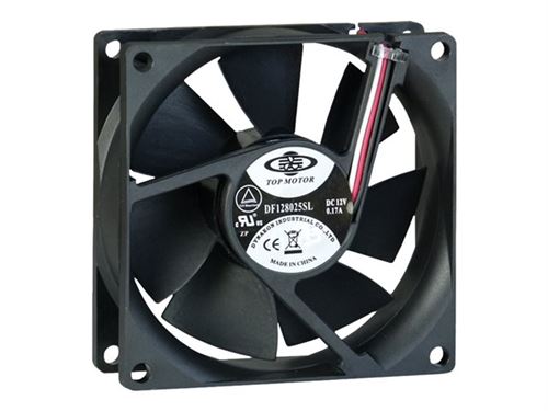 Inter-Tech - Ventilateur châssis - 80 mm