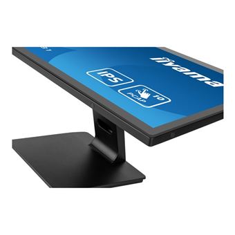 iiyama ProLite T2438MSC-B1 - Écran LED - 24" (23.8" visualisable) - écran tactile - 1920 x 1080 Full HD (1080p) - IPS - 600 cd/m² - 1000:1 - 5 ms - HDMI, DisplayPort - haut-parleurs - noir mat