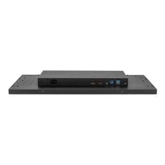 iiyama ProLite T2438MSC-B1 - Écran LED - 24" (23.8" visualisable) - écran tactile - 1920 x 1080 Full HD (1080p) - IPS - 600 cd/m² - 1000:1 - 5 ms - HDMI, DisplayPort - haut-parleurs - noir mat