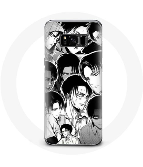 Coque pour Samsung Galaxy S8 plus Attaque des Titans Manga Levi Ackerman Maniacase
