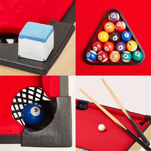 Table multi jeux 4 en 1 Babyfoot barres télescopiques Billard Ping Pong Hockey - Babyfoot - Achat & prix Table multi jeux 4 en 1 Babyfoot barres télescopiques Billard Ping Pong Hockey - Babyfoot - Achat & prix