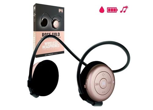 Écouteurs de Sport Sans Fil pour Femme Miiego AL3+ Freedom - Rose Doré