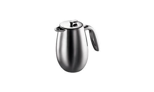 Bodum columbia cafetière à piston, double paroi, 3 tasses, 0. 35 l, en inox