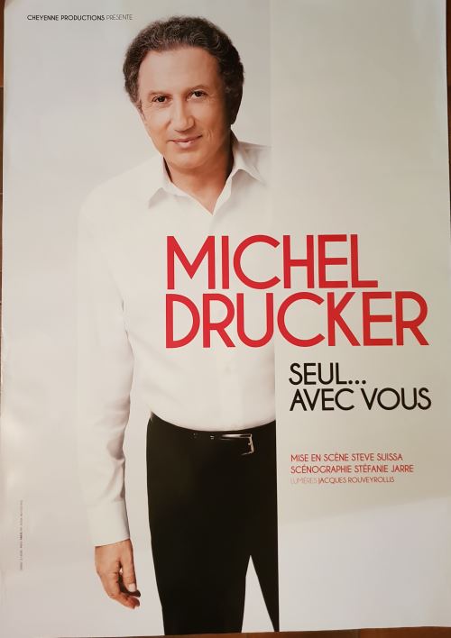 Michel DRUCKER - Seul… avec vous - AFFICHE