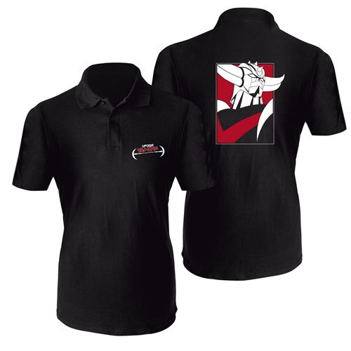ABYstyle - Grendizer - Polo - Buste Goldorak - Noir - Homme (XL)