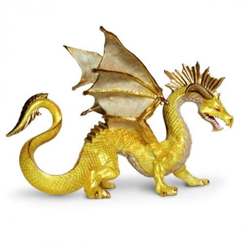 Safari protagoniste dragon boys 12 x 8 cm or
