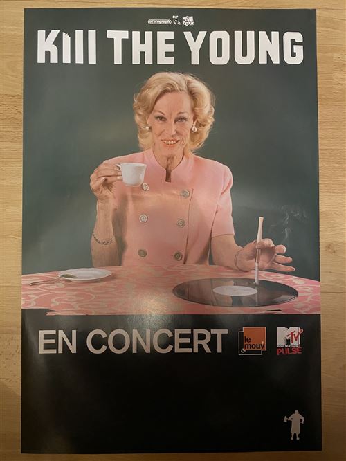 Kill the Young - En concert - 40x60cm - Affiche État correct - N/A reconditionné disponible sur Fnac