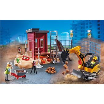 Playmobil City Action 70443 Mini-pelleteuse et chantier