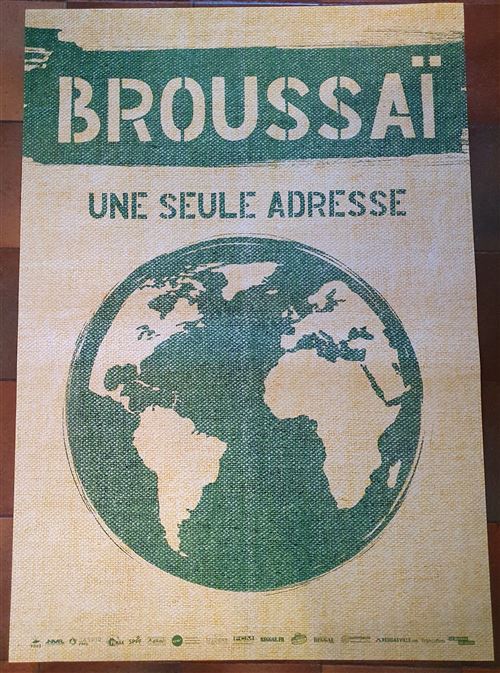BROUSSAÏ - Une Seule Adresse - 70x100cm - Affiche