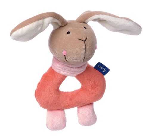 sigikid, Fille, Hochet, Lapin, Blue Collection, Rose/Orange, 41861
