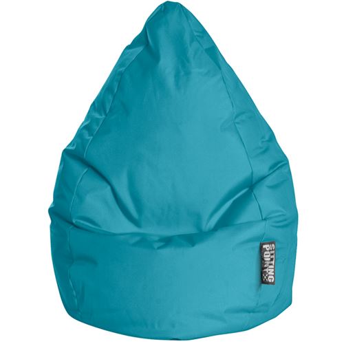 Sitting Point Pouf Poire Brava XXL Bleu Pétrole