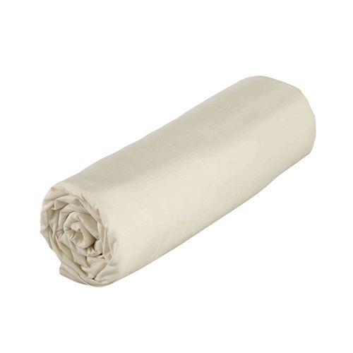 Drap housse Bio P'tit Basile 60x120 cm Ecru