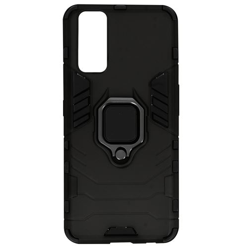 Coque pour Vivo Y20s Rigide Antichoc Bague Métallique Support Vidéo noir