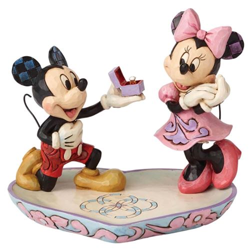 Mickey et Minnie Mouse 'Un moment magique' Figurine