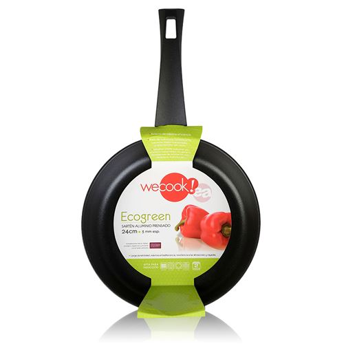 Wecook Ecogreen Poêle à frire en aluminium 28cm induction antiadhésive écologique sans PFOA