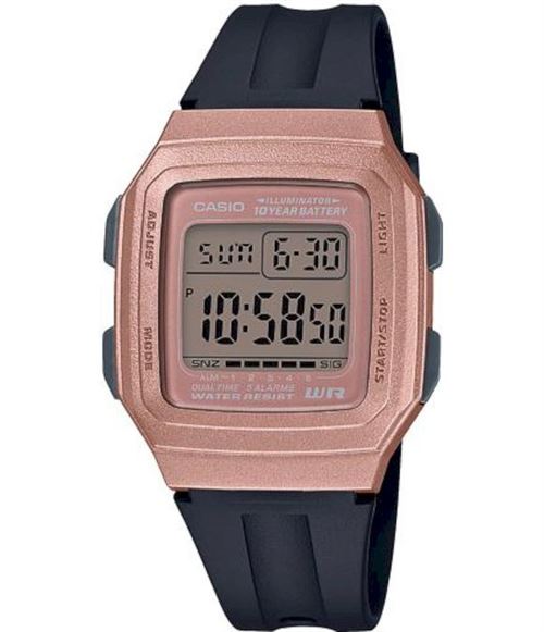 Casio Homme Digital Quartz Montre avec Bracelet en résine F-201WAM-5AVEF