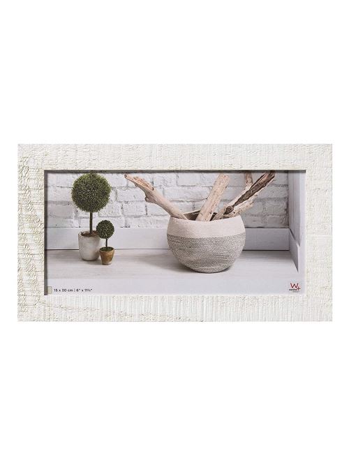 Walther Home Cadre En Bois Blanc Polaire 15 X 30 Cm