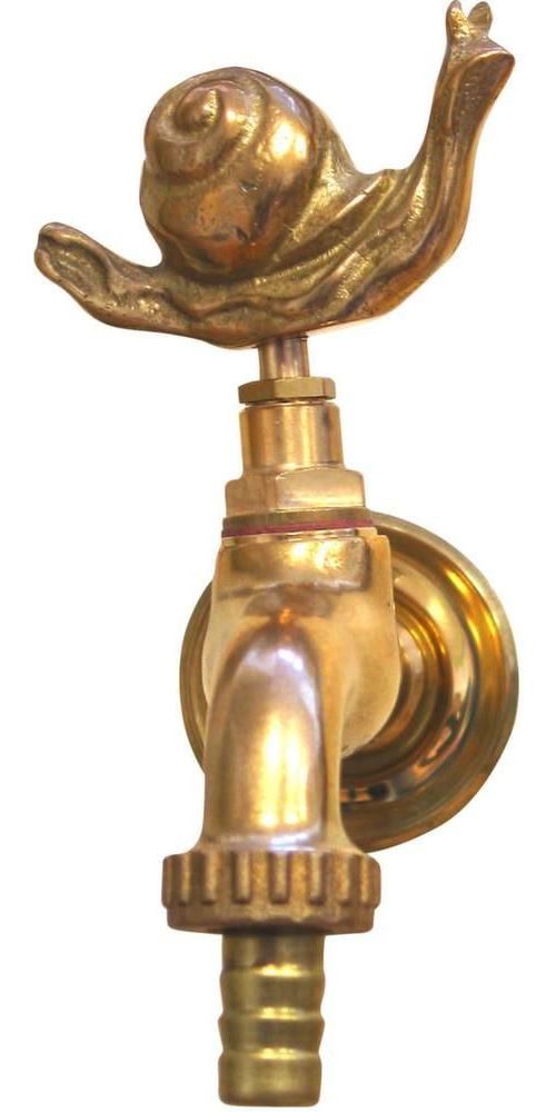 Dommartin Fonte D'art - Robinet animal en laiton Escargot