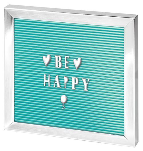 Moses happy Me Letterboard 20 x 20 cm vert menthe/argent