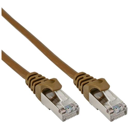 InLine 72514K C&acirc;ble Patch SF/UTP Cat. 5e Marron 1,5 m