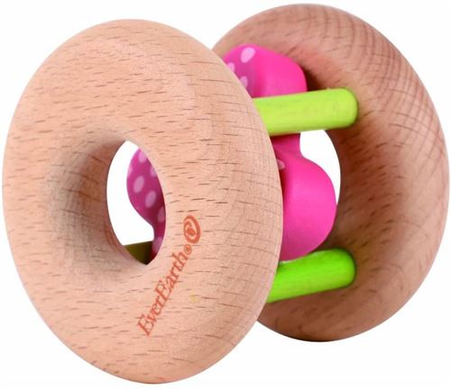 Everearth Bague grise étoile multicolore 11 cm