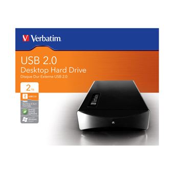 2 TB Verbatim Stor 'n' Go Disque dur externe 2,5 USB 3.1 (Gen 1) argent  53666 - Conrad Electronic France