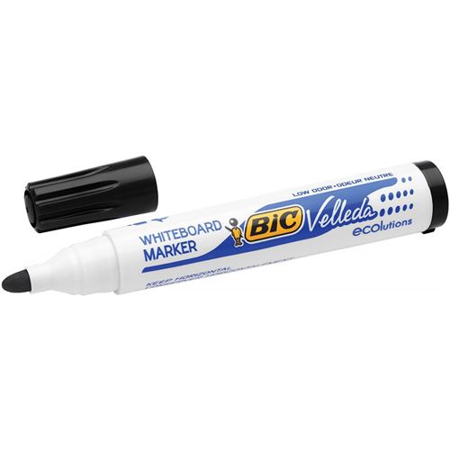 Marqueur Effaçable - Velleda 1701 - Noir - Bic