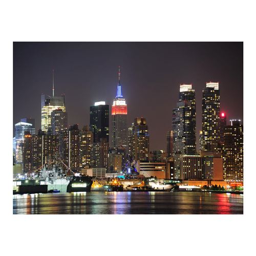 Night city , photo murale intissée, 360x270 cm, 4 parts