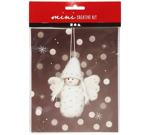 Mini Kit créatif de Noël - Ange à feutrer - 10 cm- 1 pcs