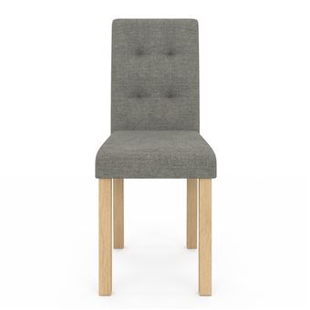 Ou Acheter Des Chaises De Salle à Manger 40 Sur Lot De 4 Chaises Polga Capitonnees Grises Pour Salle A Manger Achat Prix Fnac