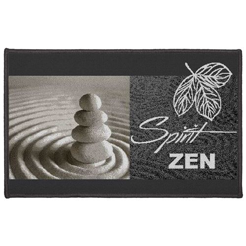 tapis deco rectangle 50 x 80 cm imprime spirit zen