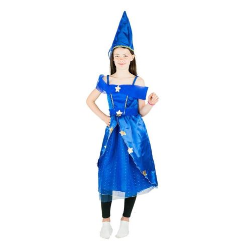 Bodysocks robe de princesse avec chapeau bleu filles 6-8 ans