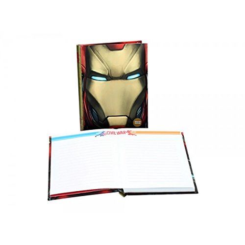 SD toys - Cahier Lumineux Marvel Guerre Civile - Visage Iron Man - 8435450202421