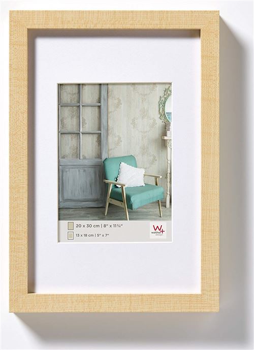 Walther Design EA030H Cadre, Bois, Nature, 23 x 3 x 33 cm