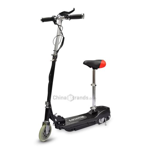 trottinette électrique 120W Poids max. 50kg Vélo motorisé avec siège Noir