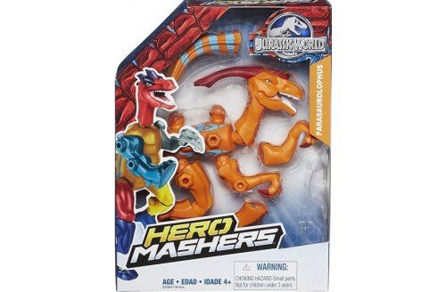 Figurine Hero Mashers Jurassic World Parasaurolophus Dinosaure Hasbro Dino B3239 - vue 1