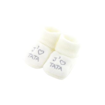 Clothing Shoes Accessories Chaussons Bebe 50 Maman 50 Papa Rose Article Neuf Cadeau Naissance Noel Baby
