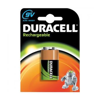 Duracell Pile rechargeable 6LR61 (9V) NiMH 170 mAh 8.4 V - 1