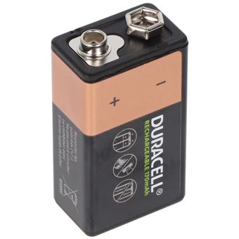 Duracell 056008 Pile rechargeable 6LR61 (9V) NiMH 170 mAh 8.4 V