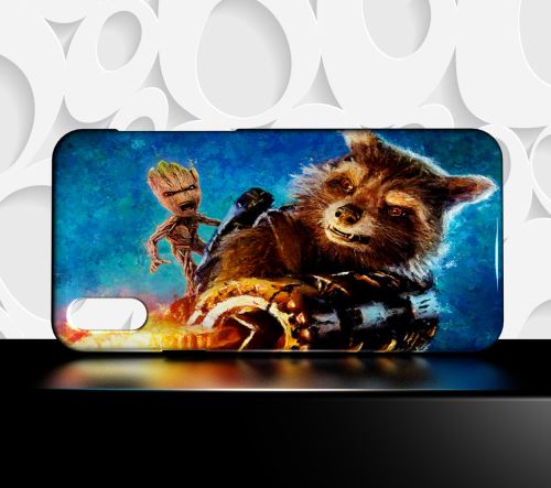 Coque compatible pour Samsung Galaxy A10 AVENGERS Les Gardiens de la Galaxie - Réf 119