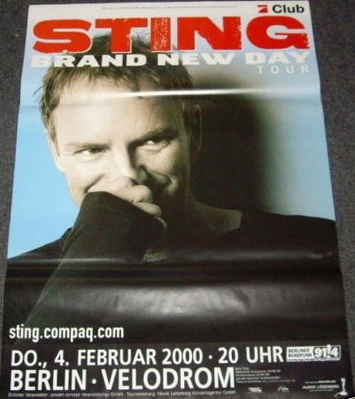 Sting - 85x120 cm - AFFICHE / POSTER  - N/A reconditionné disponible sur Fnac