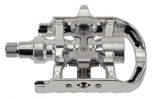 M-Wave Plate-forme snap Pédale VTT 9/16 pouces Argent Par Set