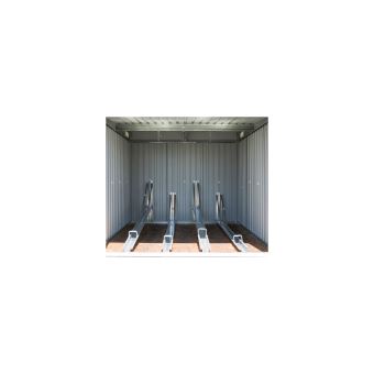 75 04 Sur Abri De Jardin Pour Velo En Metal Gardiun Veloc Ii X4