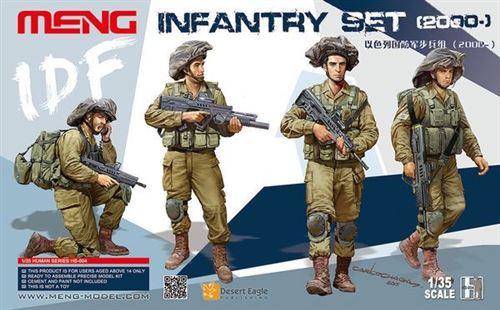 (MNGHS-004) - Meng Model 1:35 - IDF Infantry Set (2000-)