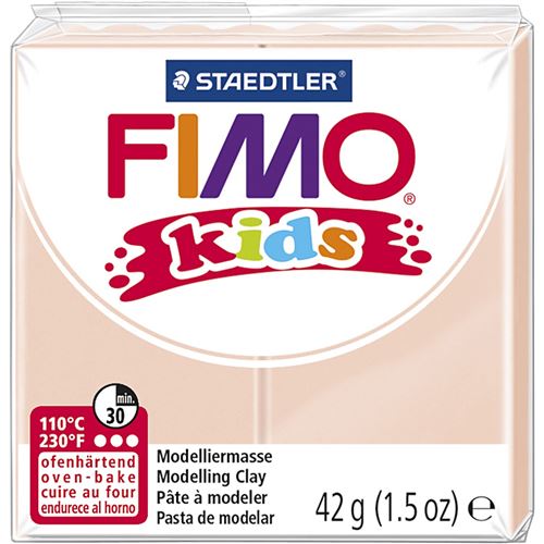 Staedtler Fimo Kids pâte à modeler pour enfants 42 grammes rose saumon