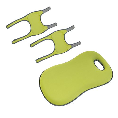 Agenouilloir + Genouillères de Jardin - Mousse à Mémoire de Forme - Vert